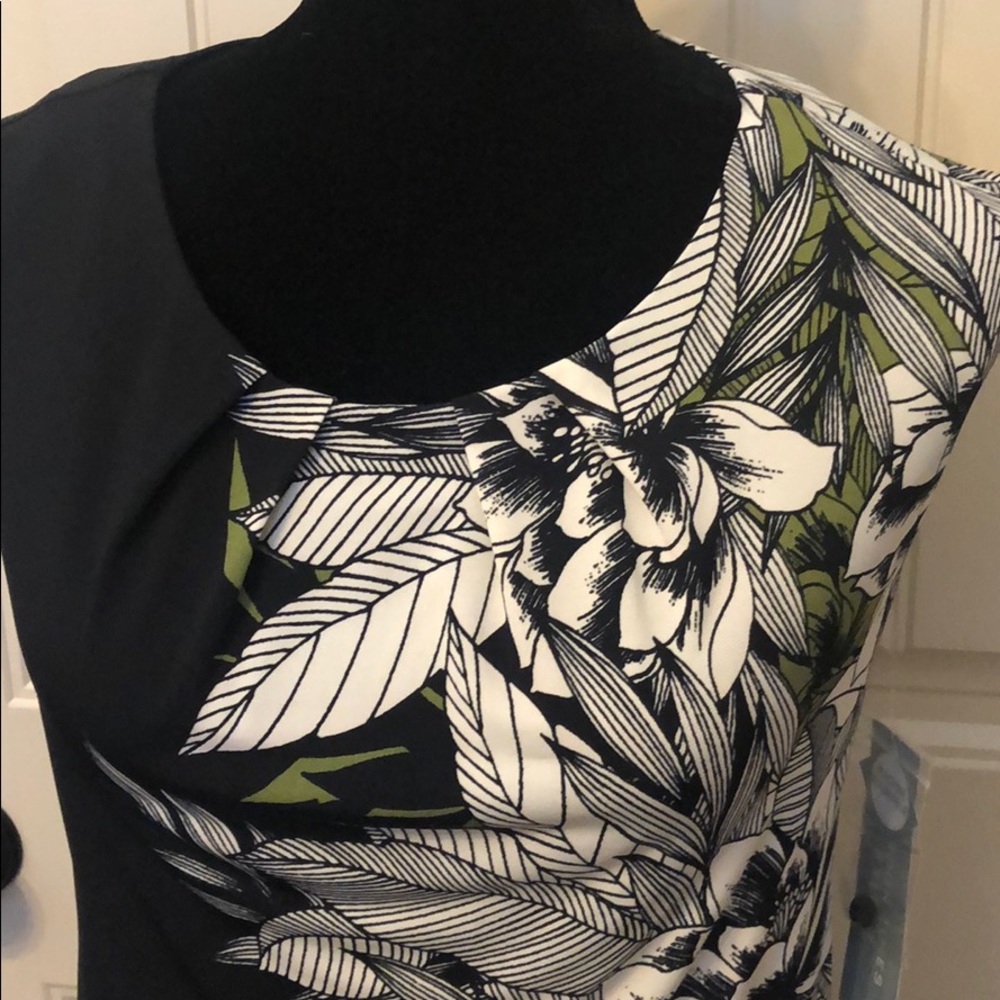 NWT London Times Floral Print Dress - Picture 2 of 5